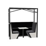 Nowy Styl Sand American Diner Frame 2U U-Shape U-Shaped Metal Frame Booth Frame