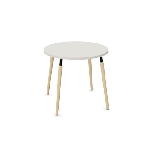 Nowy Styl Tauko Table I-Leg Lwm Base 4-Leg Round Top Meeting Table