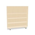 Zilenzio Zorla Shelf Mobile With Wheels Shelving Unit
