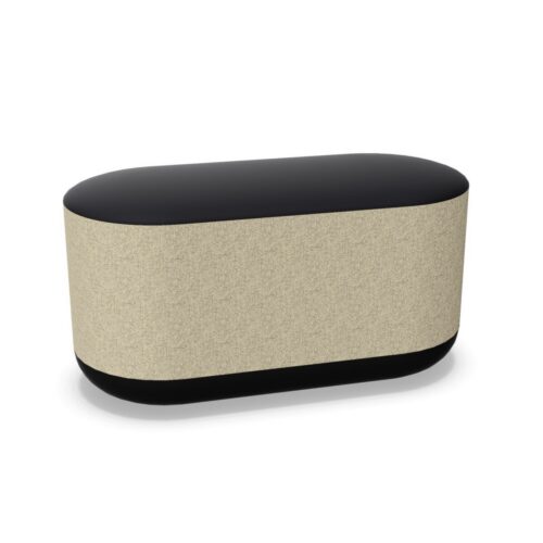 Bralco Curved Reception Desk Upholstered Reception Desk