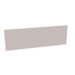 Zilenzio Lite Table Rounded Clamp-Mounted Corners Acoustic Desk Screen