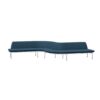 Kusch + Co Genaya GENSOFASETZSHAPE1 Modular Upholstered Z-Shaped Sofa Set