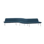 Kusch + Co Genaya GENSOFASETZSHAPE1 Modular Upholstered Z-Shaped Sofa Set