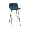 Kusch + Co Uni Verso Hocker 4-Leg Stb LB-Uph Back Upholstered Low Bar Stool