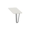 Nowy Styl Hexa Wall Table For Integration With Wall V-Leg Base Wall-Integrated