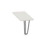 Nowy Styl Hexa Wall Table For Integration With Wall V-Leg Base Wall-Integrated