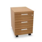 Bralco Eko-S25 3-Drawer Invisible Front Pedestal Cabinet
