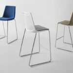 Gaber Akami ST76 Sled Tube Frame Bar Stool