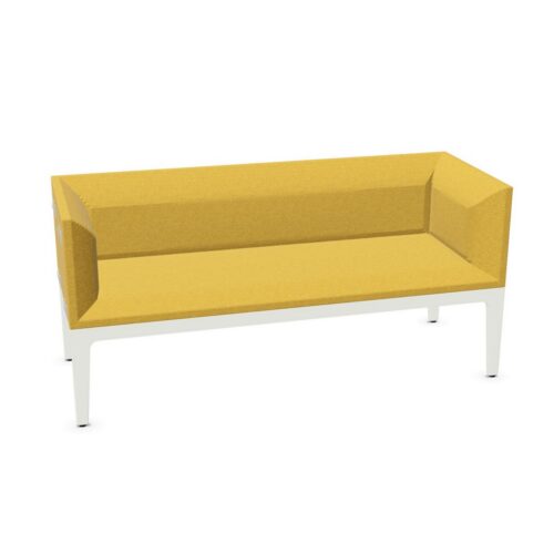 Frezza Alplus Seat High-Back One-Cushion Divider-Panel Sofa