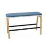 Nowy Styl Levitate Bench-2 High 4-Leg Lwm Frame NO Back Upholstered High Bench