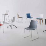 Gaber Jubel HS05R 5-Star Base Gas Lift Bar Stool