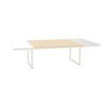 Frezza BE 1 Melamine Top With 23 5 8 In Glass Extensions Modular Under Meeting