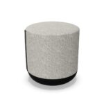Bralco Round Upholstered Pouf Fully Pouf