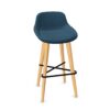 Kusch + Co Lupino Hocker 4L Lgw 4-Leg Upholstered Bar Stool