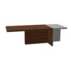 Frezza Muro Desk With Console Veneered Executive Desk