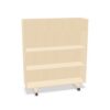Zilenzio Zorla Shelf Mobile Open Shelving Unit With Wheels Shelving Unit
