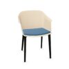 Nowy Styl Inta Stationary Chair 4-Leg Frame Plastic Back With Armrests