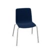 Frezza Yo Fabric Four-Leg Armless Upholstered Chair