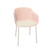 Gaber Dame 4-Leg Upholstered Seat Shell Chair