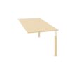 Frezza Popwoody Two-Leg Desk Return Desk Extension