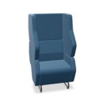 Nowy Styl Hexa 122 High-Back Acoustic Lounge Chair Upholstered Backrest Lounge