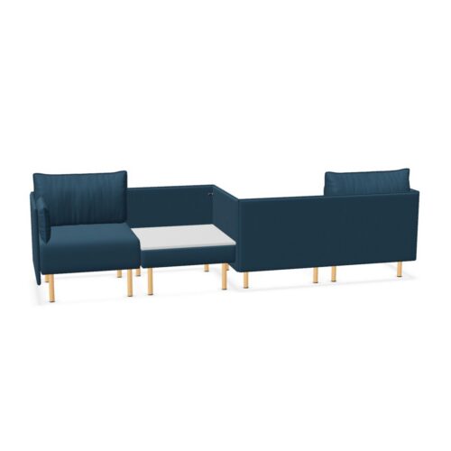 Kusch + Co Creva Landscape 1 TP TP 1 LN DS Modular Double-Sided Low Sofa Set