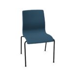 Kusch + Co Trio Stationary Chair 4-Leg Stb Frame Wooden Uph Back Upholstered
