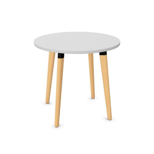 Kusch + Co San Siro Table I-Leg Lwm Base Freestanding Round Meeting Table