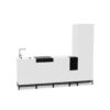 Bralco DK4 Reception Counter With Doors Reception Desk