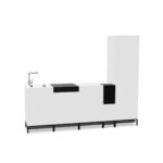 Bralco DK4 Reception Counter With Doors Reception Desk