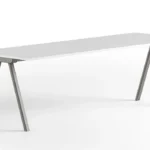 Gaber Surfy Desk 2027 Fixed-Height Laminated Top Desk Table desk table arrangement