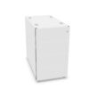 Bralco Four-Drawer Pedestal Cabinet Melamine Pedestal Cabinet