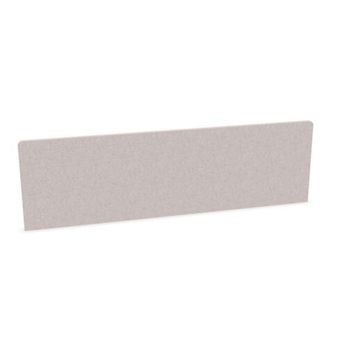 Zilenzio Lite Rounded W2000xH600xT30 Clamp-Mounted Fabric-Covered Desk Screen