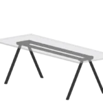 Gaber Surfy Desk 2027 Fixed-Height Laminated Top Desk Table desk table arrangement