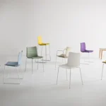 Gaber Kanvas S Sled Wire Frame Conference Chair