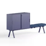 Gaber Workstation Melamine Cabinet Frame 2027 Laminated Top Integrated product view 6