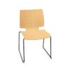 Kusch + Co Uni Verso Stationary Chair Cfs-Stb Frame Wooden Uph Back Cantilever