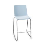 Gaber Jubel Stool Tube Sled Height 66 Sled-Base Frame Bar Stool