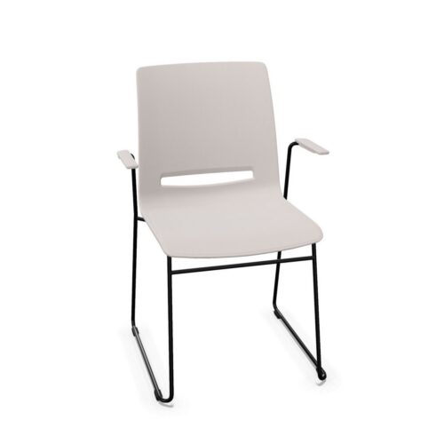 Kusch + Co V-Care Stationary Chair Cfs-Stb Frame Plastic Back Cantilever With
