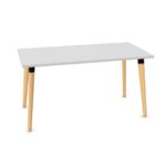 Kusch + Co San Siro Meeting Table Lwm RC Freestanding I-Leg Base Meeting Table