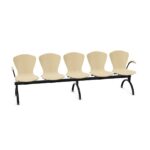 Nowy Styl Bingo-5 5-Seat With Armrests Beam Seating Bench