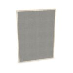Abstracta X Verk Oak Frame Wall-Mounted Swedish Wool Framed Acoustic Wall Panel