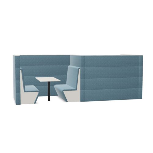 Nowy Styl Sand American Diner 4U Z-Shape With High Table Modular Sofa