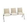 Kusch + Co Hola Bench-3 Plastic Back 4-Leg 3-Seat Beam Seating