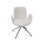 Frezza Fior Di Loto Fabric 4-Star Swivel With Armrests Upholstered Lounge Chair