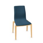 Kusch + Co Yara Stationary Chair 4-Leg Stb Lgw Frame Uph Back Upholstered