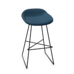 Kusch + Co Lupino Hocker Cfs Cantilever Upholstered Backrest Bar Stool