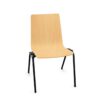 Kusch + Co Bewise Frame Chair 4L W 4-Leg Upholstered Back Frame Chair