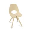 Nowy Styl Tauko Stationary Chair 4-Leg Lwm Frame Wooden Uph Back Shell Frame