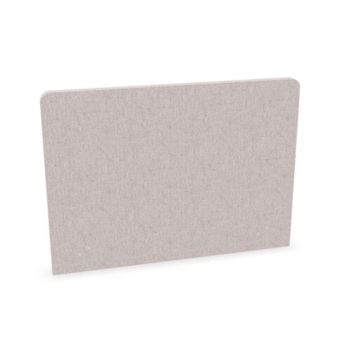 Zilenzio Lite Table Rounded Clamp-Mounted Corners Fabric-Covered Acoustic Desk